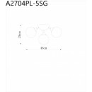 Накладной светильник ARTE Lamp A2704PL-5SG
