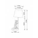 Настольная лампа ARTE Lamp A4420LT-1WH