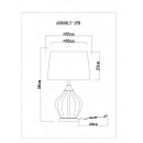 Настольная лампа ARTE Lamp A5059LT-1PB