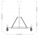 Подвесная люстра ARTE Lamp A4550LM-6CK Подвесная люстра ARTE Lamp A4550LM-6CK