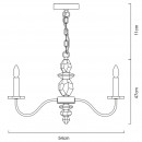 Подвесная люстра ARTE Lamp A6062LM-5WH Подвесная люстра ARTE Lamp A6062LM-5WH