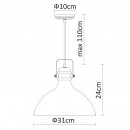 Подвесной светильник ARTE Lamp A1102SP-1AB