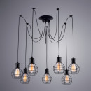 Подвесной светильник ARTE Lamp A1109SP-7BK Подвесной светильник ARTE Lamp A1109SP-7BK