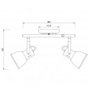 Спот ARTE Lamp A1677PL-2GY Спот ARTE Lamp A1677PL-2GY