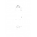 Торшер ARTE Lamp A2102PN-1WH