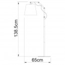 Торшер ARTE Lamp A5700PN-1BK