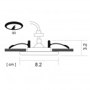 Встраиваемый светильник ARTE Lamp A1203PL-1AB Встраиваемый светильник ARTE Lamp A1203PL-1AB