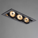 Встраиваемый светильник ARTE Lamp A5930PL-3BK Встраиваемый светильник ARTE Lamp A5930PL-3BK