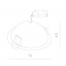 Встраиваемый светильник ARTE Lamp A7012PL-1WH