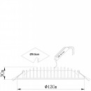 Встраиваемый светильник ARTE Lamp A7203PL-2WH Встраиваемый светильник ARTE Lamp A7203PL-2WH