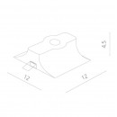 Встраиваемый светильник ARTE Lamp A9110PL-1WH Встраиваемый светильник ARTE Lamp A9110PL-1WH