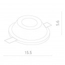 Встраиваемый светильник ARTE Lamp A9215PL-1WH Встраиваемый светильник ARTE Lamp A9215PL-1WH