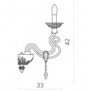 Бра Divinare 5125/10 AP-1 Бра Divinare 5125/10 AP-1