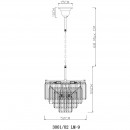Каскадная люстра Divinare 3001/02 LM-9 Каскадная люстра Divinare 3001/02 LM-9