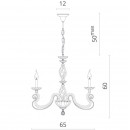 Подвесная люстра Divinare 8825/03 LM-6 Подвесная люстра Divinare 8825/03 LM-6