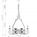 Подвесная люстра Divinare 8852/22 SP-6