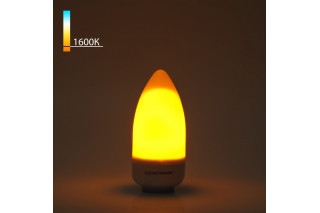 Светодиодная лампа Elektrostandard Лампа BLE1436 3W E14 имитация пламени 3 режима