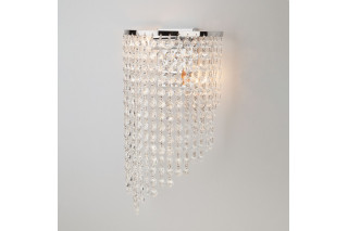 Бра Eurosvet 3102/2 хром/прозрачный хрусталь Strotskis