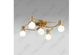 Накладная люстра ITALLINE Vega PL 6088/5 bronze