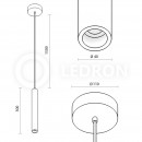 Подвесной светильник LeDron 2548C Подвесной светильник LeDron 2548C