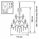 Подвесная люстра Lightstar 738302 Подвесная люстра Lightstar 738302
