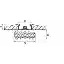 Встраиваемый светильник Lightstar 004252 Встраиваемый светильник Lightstar 004252