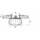 Встраиваемый светильник Lightstar 004344 Встраиваемый светильник Lightstar 004344