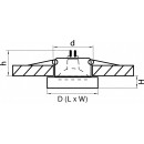 Встраиваемый светильник Lightstar 006160 Встраиваемый светильник Lightstar 006160