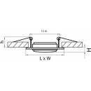 Встраиваемый светильник Lightstar 011611 Встраиваемый светильник Lightstar 011611