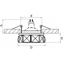 Встраиваемый светильник Lightstar 032702 Встраиваемый светильник Lightstar 032702
