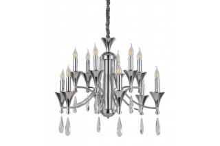 Подвесная люстра Lumina Deco LDP 1230-12 CHR