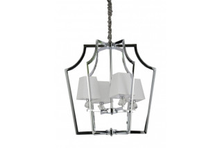Подвесная люстра Lumina Deco LDP 1249-4 CHR+WT