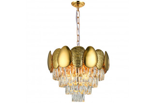 Каскадная люстра Natali Kovaltseva CHIC 81437/8C GOLD