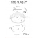 Накладная люстра Odeon Light 2641/3C Накладная люстра Odeon Light 2641/3C