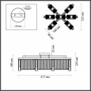 Накладная люстра Odeon Light 4871/7C Накладная люстра Odeon Light 4871/7C