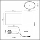 Настольная лампа Odeon Light 5410/1TA Настольная лампа Odeon Light 5410/1TA