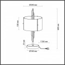 Настольная лампа Odeon Light 5415/2T Настольная лампа Odeon Light 5415/2T