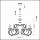 Подвесная люстра Odeon Light 3932/8 Подвесная люстра Odeon Light 3932/8