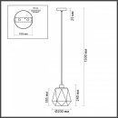 Подвесной светильник Odeon Light 4996/1