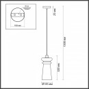 Подвесной светильник Odeon Light 4998/1 Подвесной светильник Odeon Light 4998/1