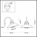 Светильник настенный Odeon Light 4164/1W Светильник настенный Odeon Light 4164/1W