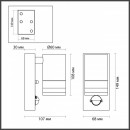 Светильник настенный Odeon Light 6604/1W Светильник настенный Odeon Light 6604/1W