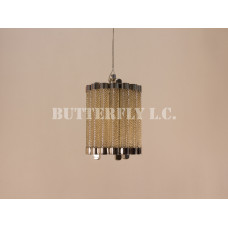 Люстра 110/160/190 Nickel Cognac BUTTERFLY