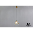 Люстра Glass Campanula Gold Leaf BUTTERFLY Люстра Glass Campanula Gold Leaf BUTTERFLY