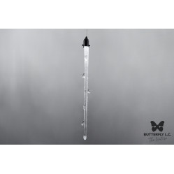 Люстра Cuted Branch/B-75cm Graphite BUTTERFLY