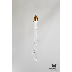 Люстра Cuted Branch/S-40cm Brass BUTTERFLY
