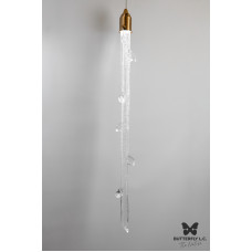 Люстра Cuted Branch/B-75cm Brass BUTTERFLY