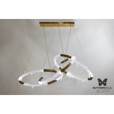 Люстра Branch Crown/3*3/50*10 Brass BUTTERFLY