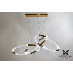 Люстра Branch Crown/3*3/50*10 Brass BUTTERFLY