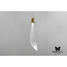 Люстра Single Leaf M Brass BUTTERFLY